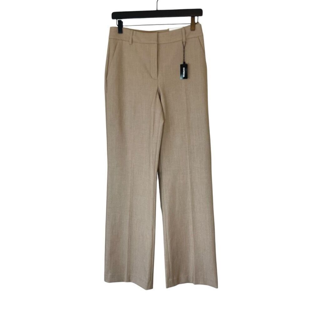 Express Trouser High Rise Tan Size 6